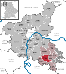 Gerolzhofen – Mappa