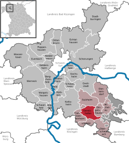 Gerolzhofen - Localizazion