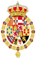 Greater Coat of Arms of Francis, Duke of Cádiz as King Consort of Spain