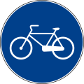 Cycle lane (formerly used )