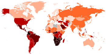 Income inequality Gini index 2020