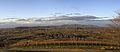 Panoramablick auf den gesamten Kaiserstuhl vom Batezberg aus.