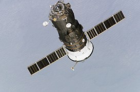 Progress M1-11 departs from the Pirs Docking Compartment (4 September 2003)