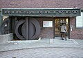 Entrance to the main building in Stockholm