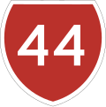 State Highway 44 marker