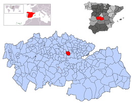 Villamiel de Toledo – Mappa