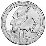 Mount Rushmore quarter