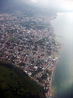 La Ceiba ilmakuvassa