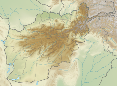 ガズニーの位置（アフガニスタン内）