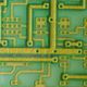Macro photography of printed circuit board