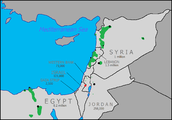 Arab Christians in Syria, Jordan, Lebanon, Israel, Western Bank, Gaza strip and Egypt.