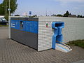 Bike dispenser at the Nijmegen Lent station.