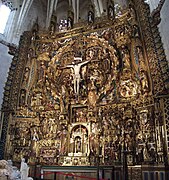Retablo mayor de la Cartuja de Miraflores, Burgos, de Gil de Siloé y Diego de la Cruz, 1496-1499.