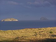 Craigleith com Bass Rock atrás