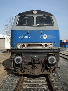 Diesel locomotive 218201-2