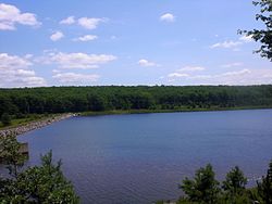 Dreck Creek Reservoir in Hazle Township