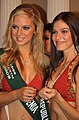 Maja Jamnik and Lea Sindlerova Misses Slovenia and Miss Slovak Republic