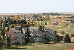 Houses and golf course in Emerald Park