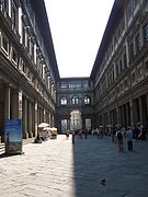 Uffizi – kolonada in loža