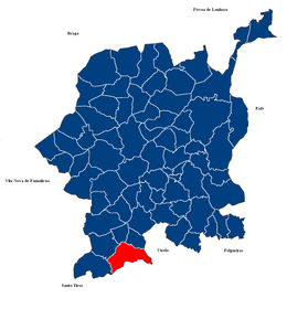 Moreira de Cónegos – Localizzazione