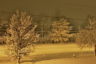 Heavy Blizzard in Ontario, Canada