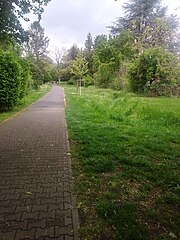 Lauf des Steinbaches zwischen Praunheimer Weg und In der Römerstadt