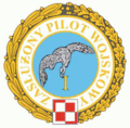 Odznaka tytułu honorowego "Zasłużony Pilot Wojskowy" nadanego po raz pierwszy (wzór 2010).