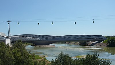 Pabellón Puente y telecabinas