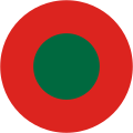 Portugal 1915 to 1916 Initial roundel was a simple two-color roundel in the national colors