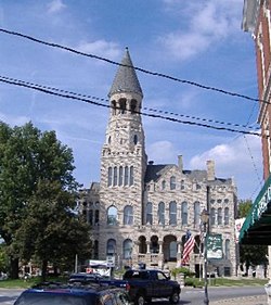 Washington County Courthouse, in the town square