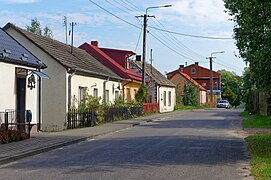 Ulica Bałtowska w Glinianach