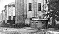 German bunker in front of National Museum in Aleje Jerozolimskie. July 1944