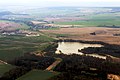 Černíkovice trans fiŝlago, en fono municipo Lično