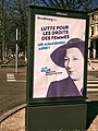 Hommage à Alice Gillig à Strasbourg pour le 8 mars 2020.