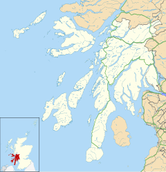 Connel is located in Argyll and Bute