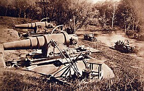 German emperor and entourage visit the heavy fortifications of Dünamünde, Latvia (29411742035).jpg