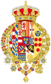 Coat of Arms of Prince Pedro of the Two Sicilies, Duke of Calabria (Unofficial) (As Pretender to the Throne)