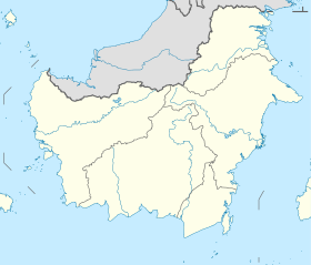 Pontianak ubicada en Kalimantan