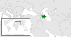 Mapa ya Repubilika ya Azerbaidjan