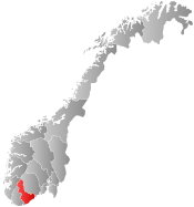 Aust-Agder within Norway