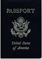 Frontespizio di passaporto statunitense