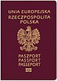 Frontespizio di passaporto polacco