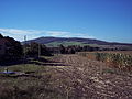 Blick auf den Rotstein (Rotstein, Hengstberg und Georgenberg) von Sohland aus