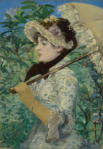 Die Lente of Jeanne (1881) - skildery deur Édouard Manet (1832–1883).