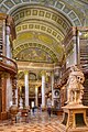 Prunksaal der Hofbibliothek in der Wiener Hofburg (1723–1730) (aktuell: Österreichische Nationalbibliothek)