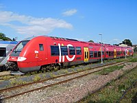 Livrée TER Occitanie sur un AGC.