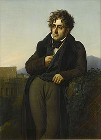 Anne-Louis Girodet de Roussy-Trioson, Chateaubriand mietiskelee Rooman raunioilla, 1808.
