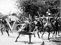 Cakalele dance performances in the 1900s