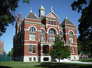 Das Franklin County Courthouse in Ottawa, gelistet im NRHP Nr. 72000502[1]