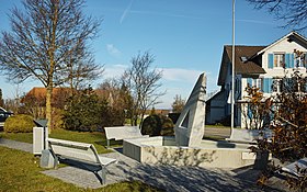 Brunnen von 1997 in Frasnacht, errichtet von der damaligen Ortsgemeinde